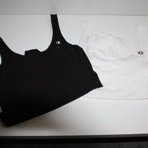 Two Champion bodysuits
